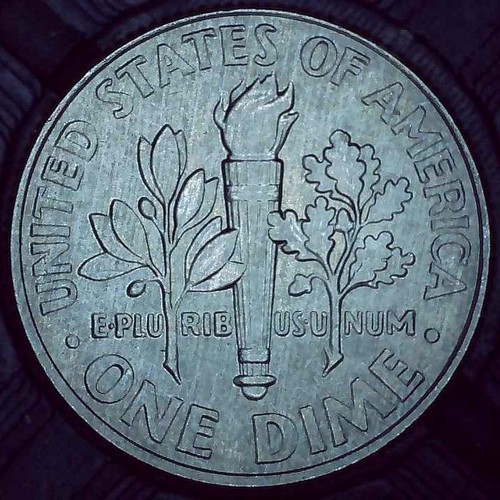 2020 dime error toned - error,