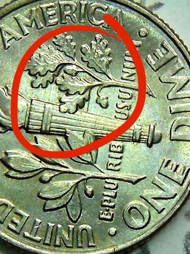 2020 dime mint error die - 2020, d