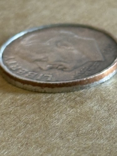Jefferson dime flattened - dime,