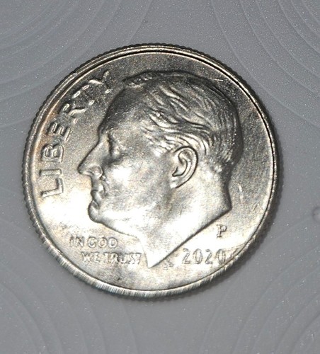 2020 dime error pimple on - p,