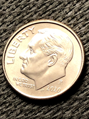 2020 roosevelt dime - 2020, p