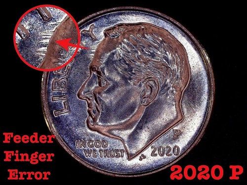 2020 roosevelt dime error - dime,
